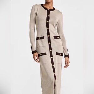 Vintage CHANEL maxi sweater dress